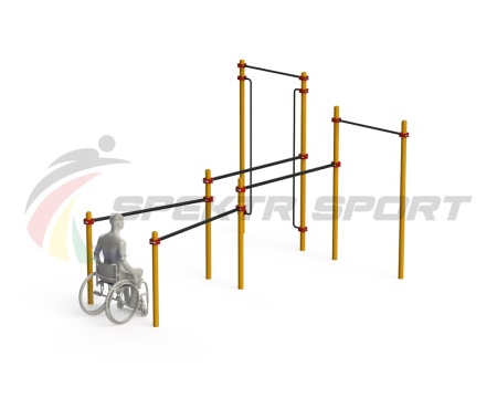 Купить Спортивный комплекс для инвалидов-колясочников WRK-D19_76mm в Белорецке 