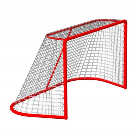 Купить Сетка хоккейная на ворота 1,22мх1,83мх0,5мх1,15м, нить 3,5 мм, узловая в Белорецке 