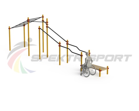 Купить Спортивный комплекс для инвалидов-колясочников WRK-D22_76mm в Белорецке 