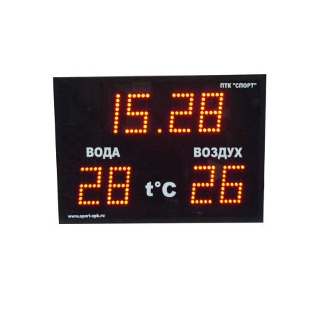 Купить Часы-термометр СТ1.13-2t для бассейна в Белорецке 