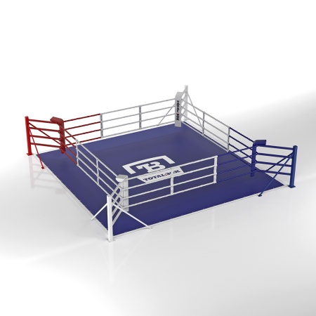 Купить Ринг боксерский напольный Totalbox на упорах 5х5м в Белорецке 
