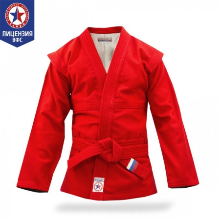 Купить Куртка для самбо "Атака" ВФС (подкладка, пояс)  р 36-48 в Белорецке 