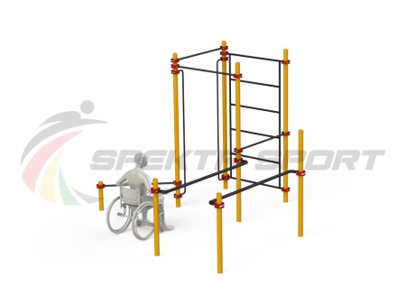 Купить Спортивный комплекс для инвалидов-колясочников WRK-D18_76mm в Белорецке 